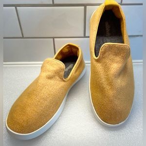 Allbirds Women’s Wool Lounger Sol Yellow/Orange Slip on Sneakers Size 10